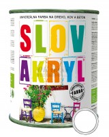 Farba - Slovakryl - vodou riedite�n� 0,75 kg - SLOVLAK